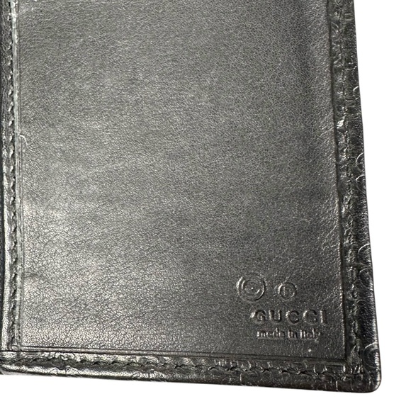 GUCCI Guccissima GG Embossed Leather Continental Wallet in black - Picture 8 of 13